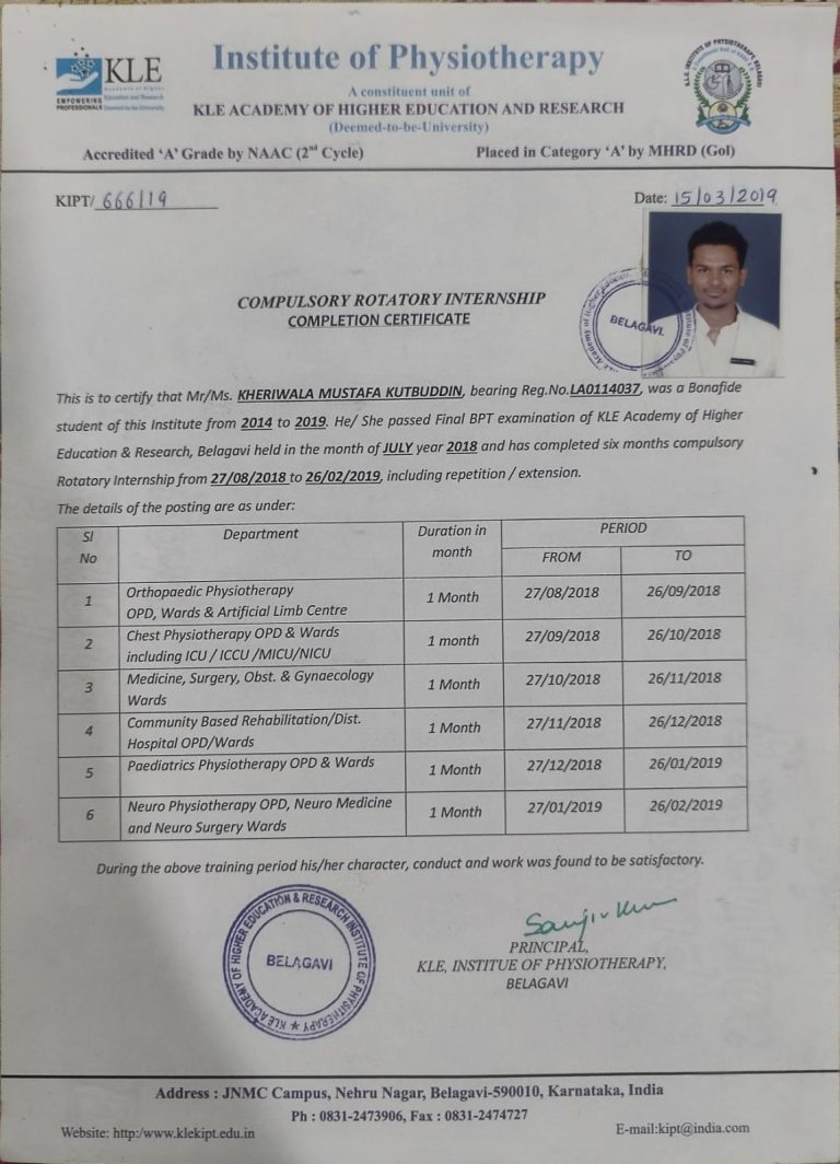 movmedphysio clinic in Mumbai Certifictes 14 min | Movmedphysio Physiotherapist near me