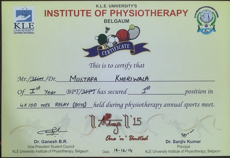 movmedphysio clinic in Mumbai Certifictes 19 min | Movmedphysio Physiotherapist near me