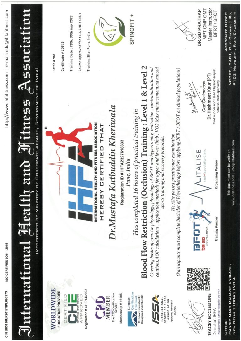 certificates 3 | Movmedphysio Physiotherapist near me